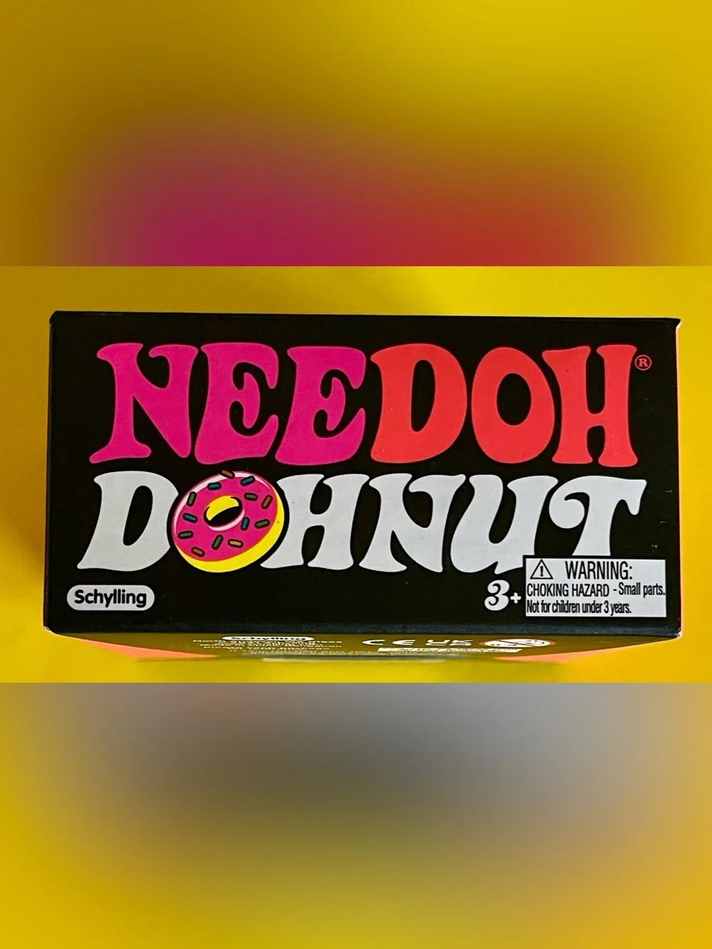 Needoh DOHNUT - Blue/Pink with Lime Drizzle! Switch&Swap Frosting Soft Squeeze!